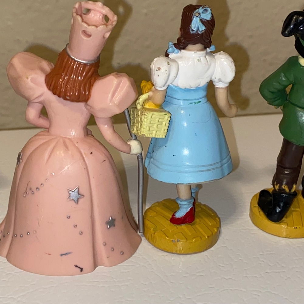 Vintage Wizard of Oz Collectible Figurines Set Dorothy Wicked Witch Scar Glinda - Picture 6 of 11